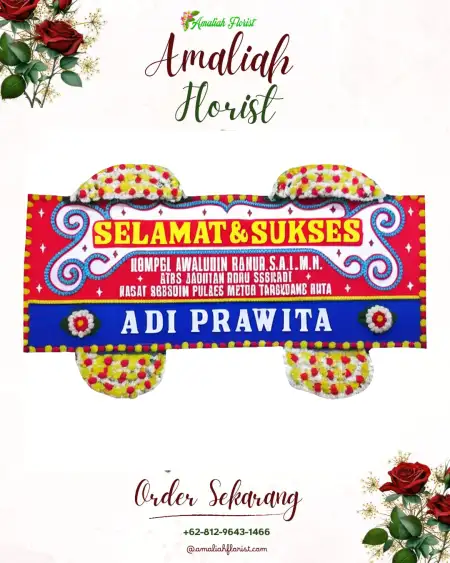 Papan Bunga Ucapan Selamat Kubang Baros